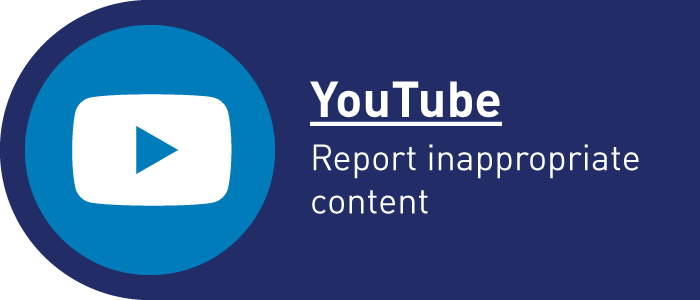 Report inappropriate content on YouTube. Click here.