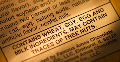 alergenů na etikety potravin