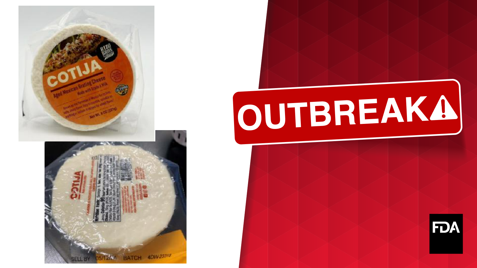  Outbreak Investigation of Listeria monocytogenes: Queso Fresco Cotija 