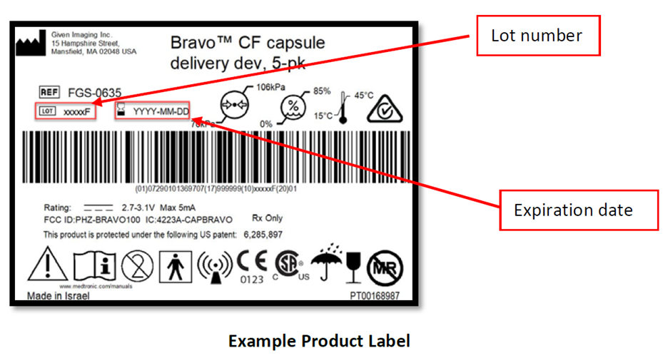 Example Product Label