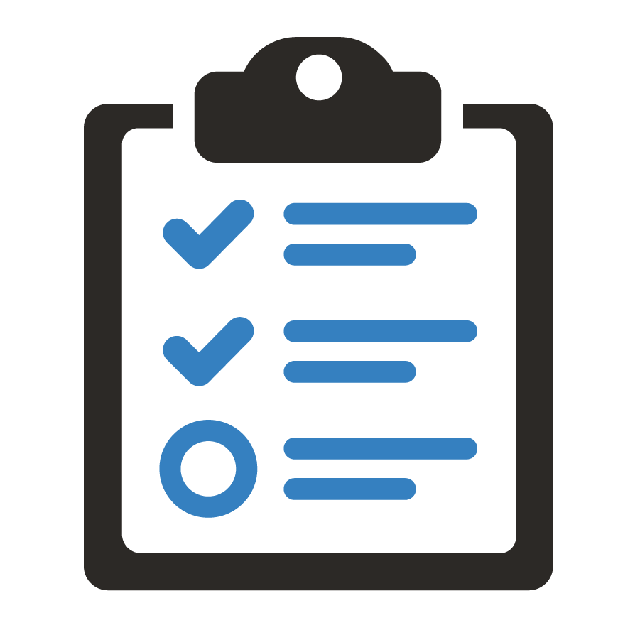 Clipboard with Writing Icon