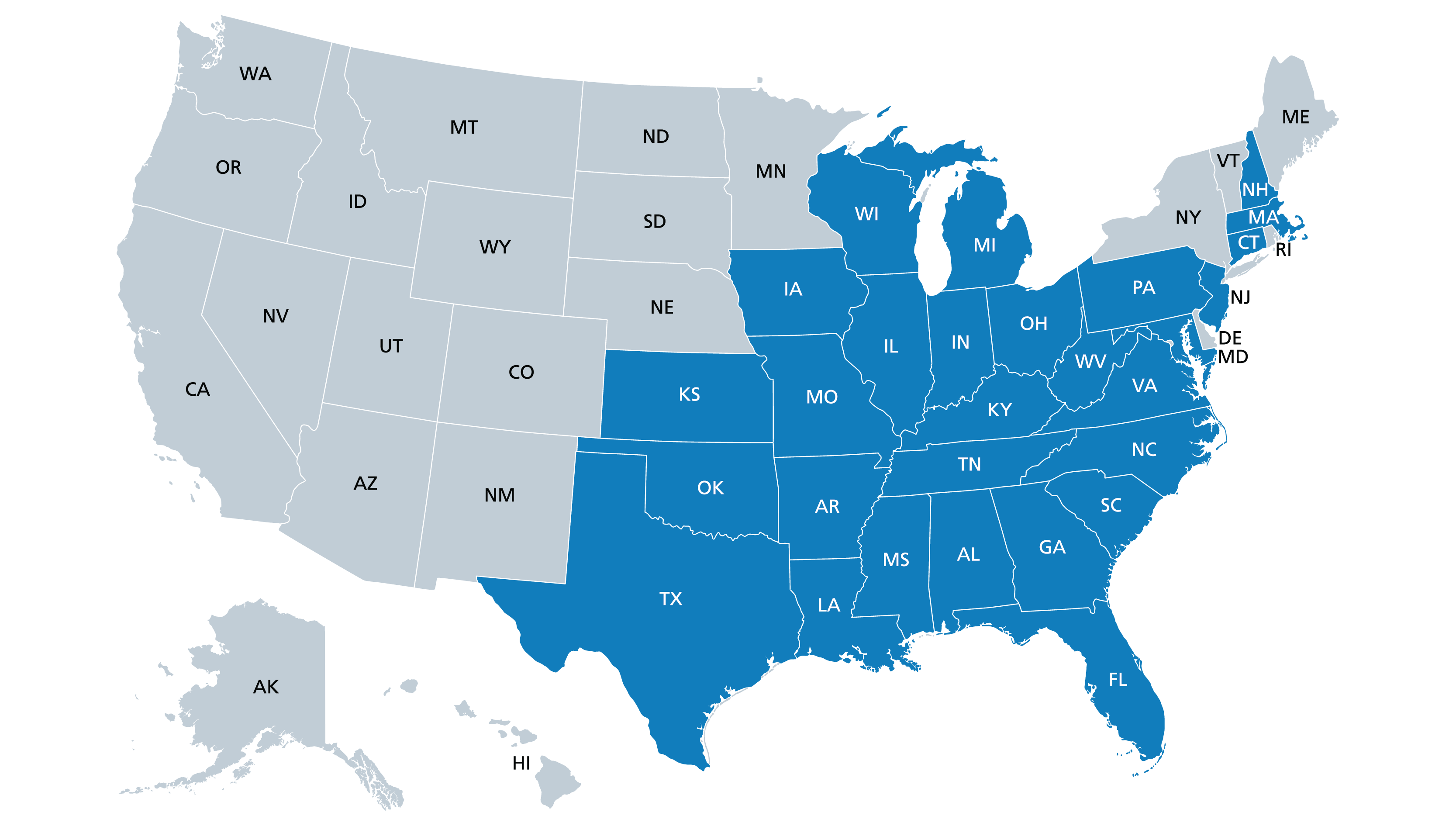 Product Distribution Map  - Cyclospora July 24, 2026