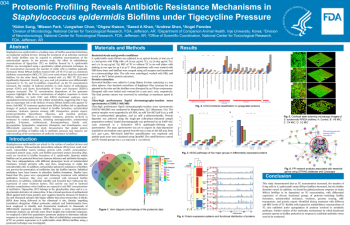 Poster Image - Proteomic Profiling Reveals Antibiotic Resistance Mechanisms in Staphylococcus epidermidis Biofilms under Tigecycline Pressure
