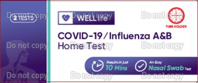EUA-WELLLife Flu COVID OTC Box Label