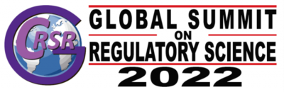Logo for Global Summit on Regulatory Science 2022.