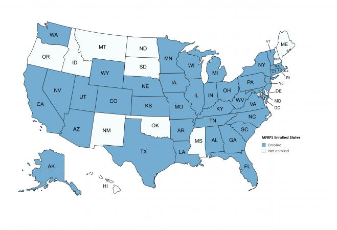 Manufactured Food Regulatory Program Standards (MFRPS) - States Enrolled