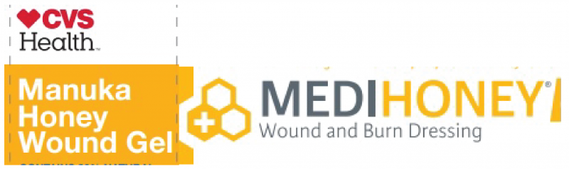 MediHoney Wound and Burn dressing and CVS Wound Gel