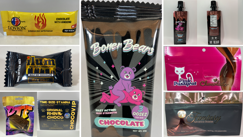 Tainted Chocolate Products Marketed for Sexual Enhancement