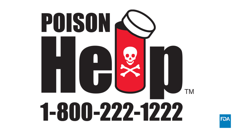 Ayuda para envenenamientos 1-800-222-1222.