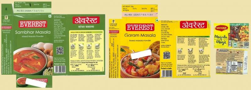 Everest & Magi Sample Products Labels