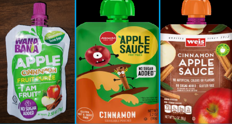 Investigation of Elevated Lead Levels: Cinnamon Applesauce Pouches  (November 2023)