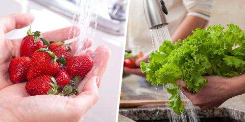 Cleaning fruits and vegetables