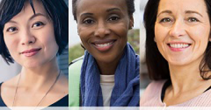 photo of 3 middle aged women of different ethnicities. www.fda.gov/menopause