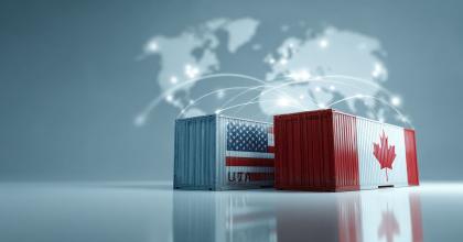 illustrative image of Canadian and American Imports