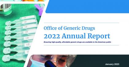 Office of Generic Drugs 2022 annual report cover