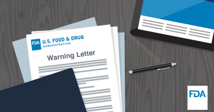 Warning Letter