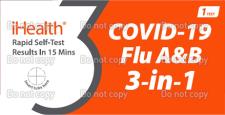 iHealth Labs, Inc.: iHealth COVID-19/Flu A&B Rapid Test Product labeling