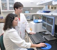Two DSB Researchers in the Lab