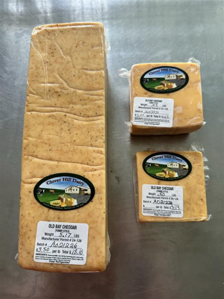 Clover Hill Dairy Old Bay Cheddar