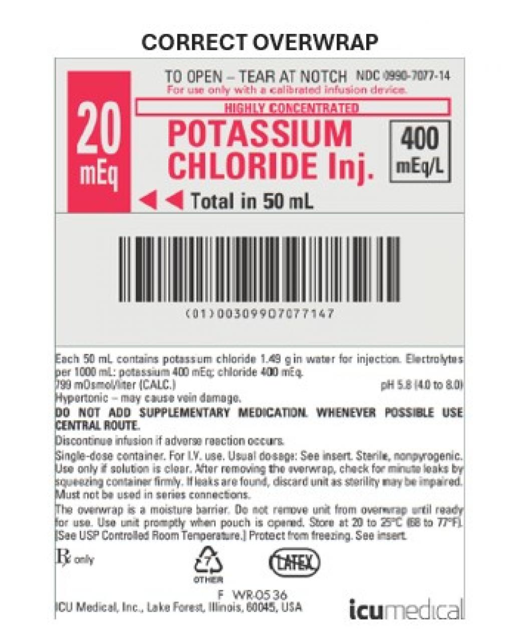Otsuka ICU Medical Recalls Potassium Chloride Injection Over Labeling Error That Could Lead to Dangerous Overdose 2 correct