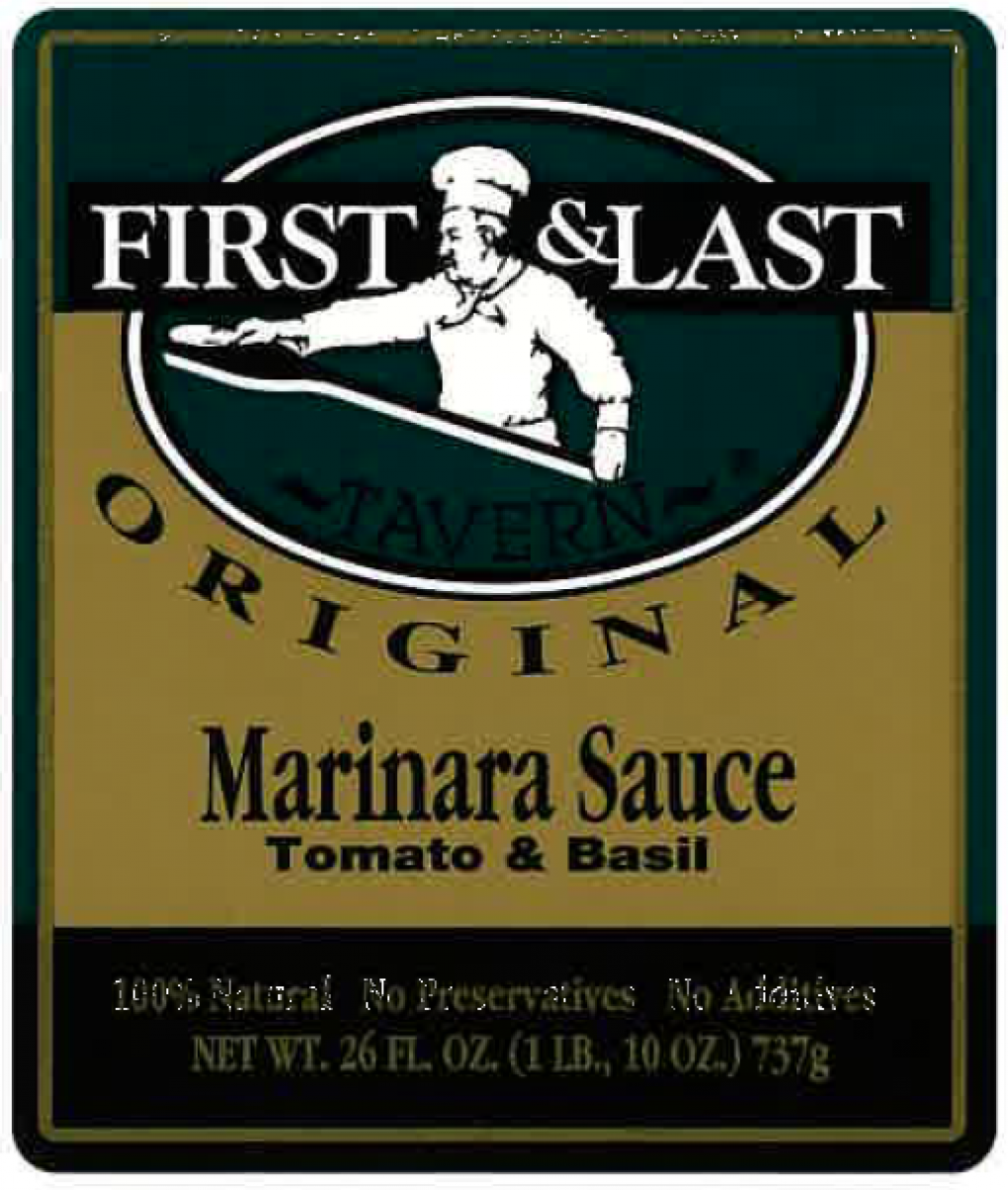 First and Last Bakery Recalls Tomato Sauces Over Potential Botulism Risk 5 fl5