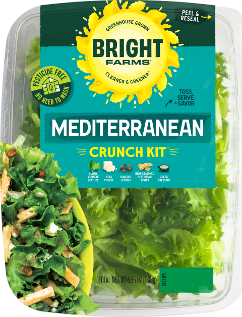 “BrightFarms Mediterranean Crunch Kit”