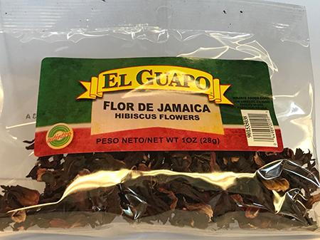 "El Guapo, Flor De Jamaica (Hbiscus Flowers), Net Wt. 1 oz"