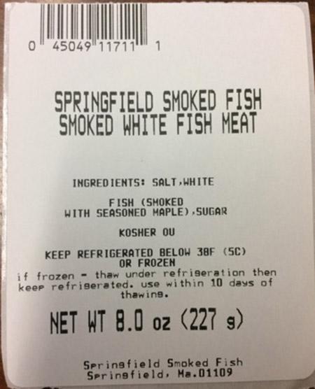 Image 2 - Springfield Smoked Fish, Smoked White Fish Meat
