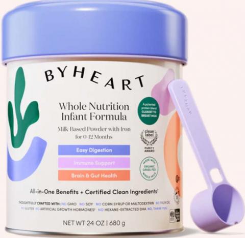 FDA Recall: ByHeart Whole Nutrition Infant formula