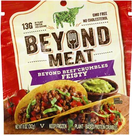 "BEYOND MEAT, BEYOND BEEF CRUMBLES FEISTY"