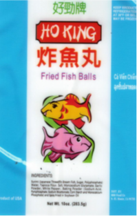 “Ho King Fried Fish Balls”