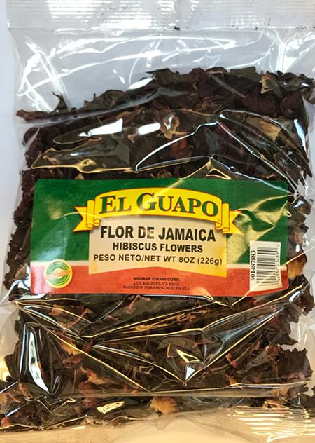 "El Guapo, Flor De Jamaica (Hbiscus Flowers), Net Wt. 8 oz"