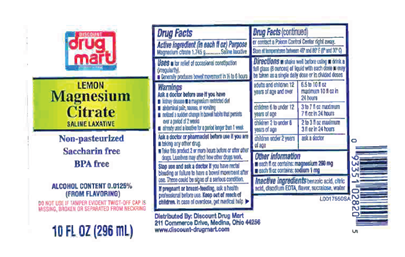 Image 3 - Representative labeling, Magnesium Citrate Saline Laxative Oral Solution, Lemon Flavor