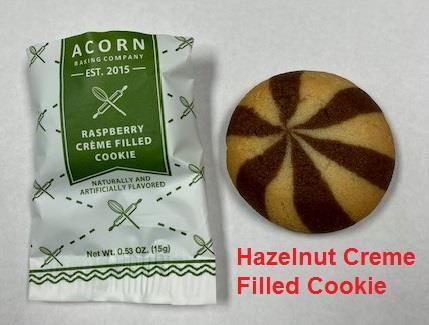 Image of the mispacked Hazelnut Crème Filled cookie