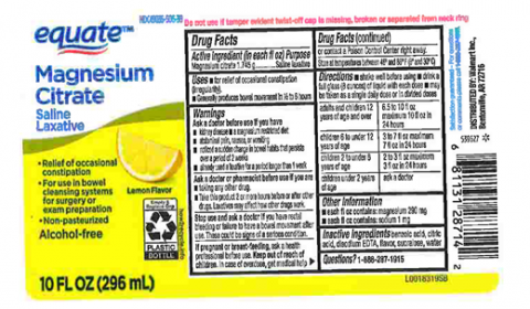 Image 4 - Representative labeling, Magnesium Citrate Saline Laxative Oral Solution, Lemon Flavor