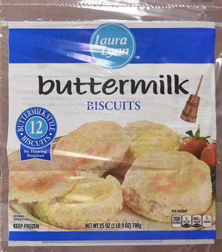 LAURA LYNN BUTTERMILK BISCUITS, 12 ct UPC 8685404014