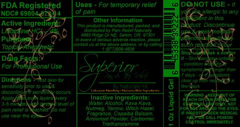Image 3 - Superior Pain and Itch Cream label