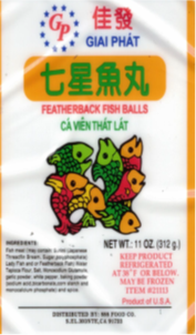 “Giai Phat Featherback Fish Balls”