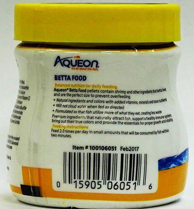 aqueon betta pellets