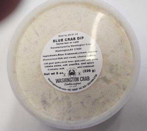 Washington Crab Recalls Blue Crab Dip 8 oz, Cocktail Sauce 8 oz