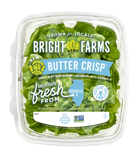 Photo 2, Labeling, BrightFarms Butter Crisp TM