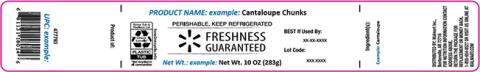 Freshness Guaranteed label example