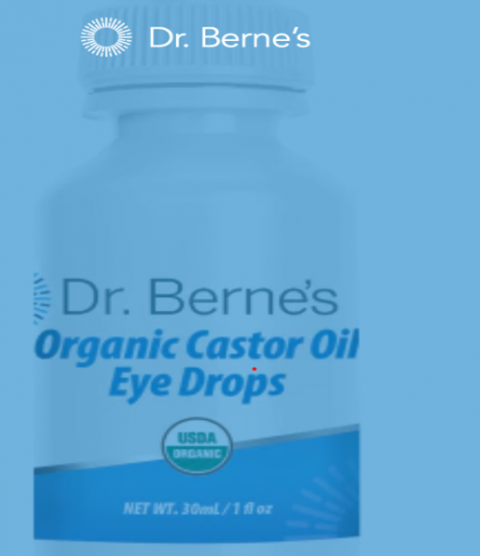 Dr. Berne’s Organic Castor Oil Eye Drops bottle