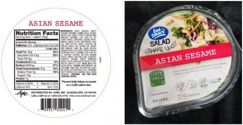 Eat Smart Salad Shake Ups Asian Sesame, 5.5 oz