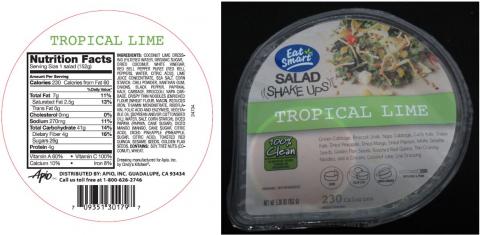 Eat Smart Salad Shake Ups Tropical Lime, 5.36 oz