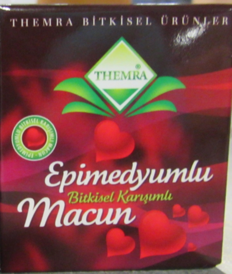 Public Notification: Themra Epimedyumlu Bitkisel Karisimli Macun contains  hidden drug ingredient