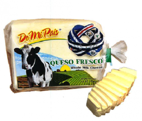Front label, Queso Fresco Whole Milk Cheese