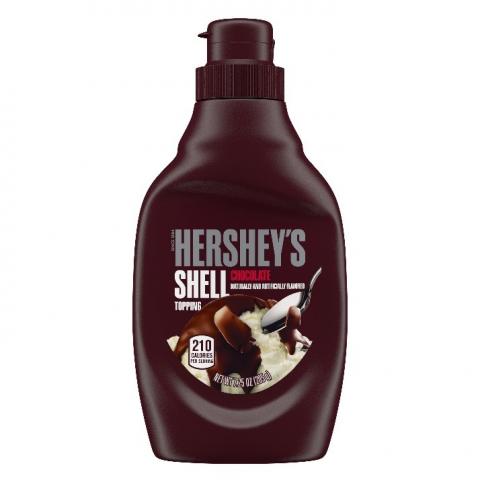 Product front image Hershey’s Chocolate Shell Topping 5 oz (205g) bottle