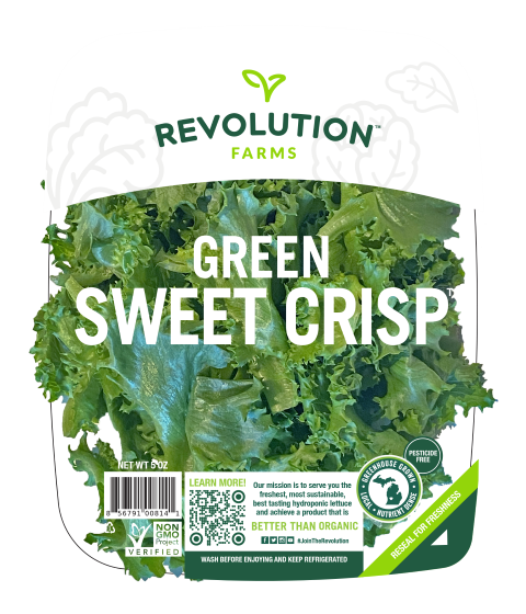 Image 4 – Labeling, Revolution Farms, Sweet Green Crisp, 5 oz