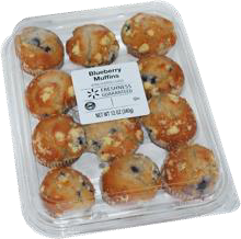 Freshness Guaranteed Blueberry Streusel Mini Muffins (12oz, 10 per case)